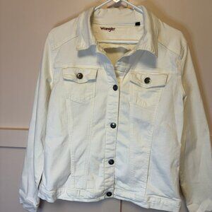 Women's Wrangler White Denim Jacket